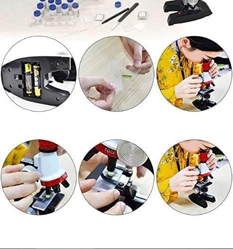 Çocuklar için eğitici mikroskop bilim seti